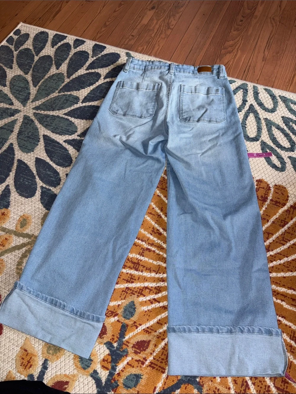crown & ivy Light Blue Wide-Leg  Jeans size 4